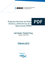 PNSO - Informe Trimestral - 2