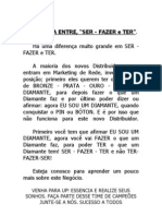 DIFERENÇA ENTRE - SER, FAZER e TER PDF