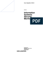 Ar 380-53 - Information Systems Security Monitoring