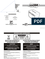 Yorkville AM100 Service Manual