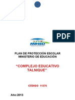 Plan de Protección Escolar