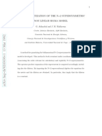 On The Quantization of The N 2 Supersymmetric Non Linear Sigma Model