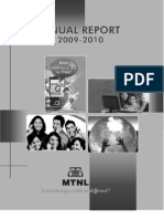 MTNL Annual Report 2009-10