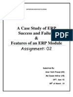 Case Study On ERP Success and Failure