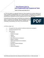 Guía Selección Tema y Elaboración Proyecto de Tesis-R. Larre PDF