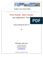 Power Systems - Basic Concepts and Applications - Part I: Pdhonline Course E104 (12 PDH)