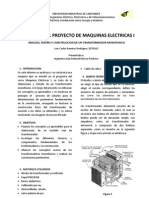 Informe Final Construccion Trasfo