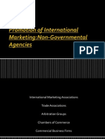 Promotion of International Marketing by Non-Government Agencies