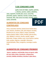 Alimentos de Consumo Livre