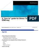 A "How To" Guide For Stress Testing The ERM Way