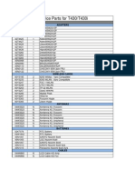 Part Numbers Lenovo t430