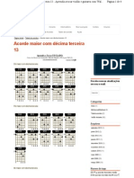 Acorde Maior Com Décima Terceira 13