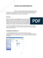 Reducing Write Cache With RAM Disk Tool