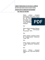 SEMAKAN KEHAKIMAN NO. R3 (2) - 25-190-2006 NISSHO IWAI CORPORATION Dan KESATUAN KEBANGSAAN PEKERJA - PEKERJA PERDAGANGAN