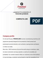 Block Making Machine Compacta by Prensoland