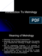 Introduction To Metrology