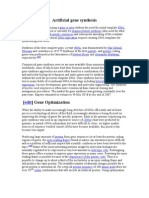 Artificial Gene Synthesis