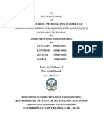 Corporate HRM Information Scheduler: Submitted in Partial Fulfillment of The Requirement For The Award of Degree of