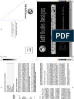 Toft Audio EC-1 Mono Channel Manual