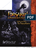 Werewolf The Forsaken - Forsaken Chronicler's Guide - III - To Transform