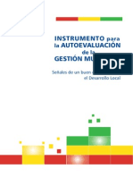 Autoevaluacion de Gestion Municipal