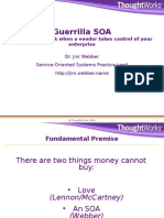 Guerrilla SOA: How To Fight Back When A Vendor Takes Control of Your Enterprise