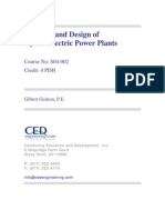  Design of Hydroelectric Power Plants.