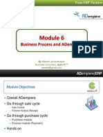 Adempiere Module 6 - Businees Process and Adempiere PDF