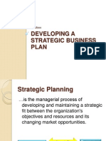 Developing A Strategic Business Plan