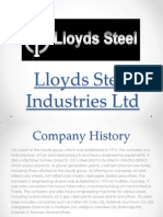 Lloyds Steel Industries LTD