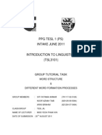 Word Structure and Word Formation Processes