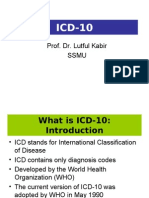 Power Point Presentation OnICD 10 by Prof. Lutful Kabir