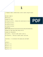 Program For Bidirectional Visitor Counter