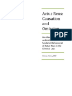 Actus Reus: Causation and Omission: An Attempt To Understand The Fundamental Concept of Actus Reus in The Criminal Law