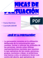 Técnicas de Persuación