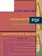 Qualitative Data Analysis