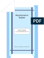 Psychometric Scales PDF