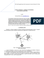 George Constantinesco Torque Converter Analysis by Simulink PDF