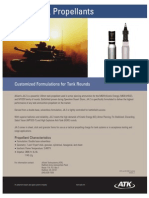 Large Caliber Ammunition Propellant - JA-2 Tank Propellants