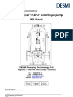 DESMI Vertical "In-Line" Centrifugal Pump: NSL Spacer