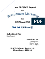 Summer PROJECT Report: Bajaj Allianz