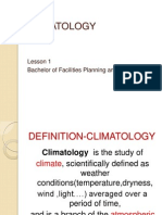 Introduction To Climatology - Lesson 1