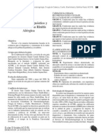 Guía para El Diagnóstico y Tratamiento de La Rinitis Alergica