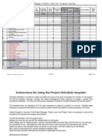 Management Project Scheduling