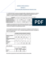 Ejercicios de Plan Agregado