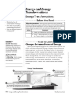 Energy and Energy Transformations