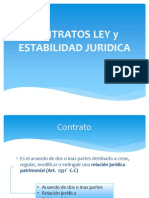 Contratos Ley y Estabilidad Juridica