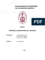 Informe de Laboratorio Nº1 (Fisica I)