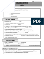 Skin KNP Note Taking Sheet