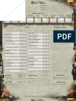 Only War - Character Sheet (High-Res)